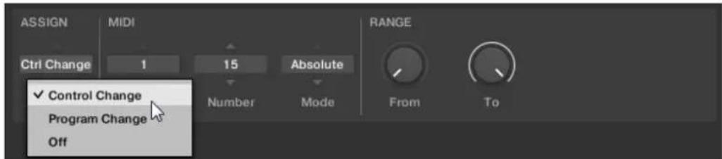 NATIVE INSTRUMENTS Komplete Kontrol S88 MK2 - Assigner des messages MIDI à des éléments de contrôle - 5