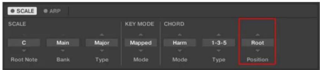 NATIVE INSTRUMENTS Komplete Kontrol S88 MK2 - Paramètre CHORD : Position - 1