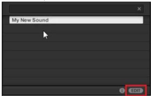 NATIVE INSTRUMENTS Komplete Kontrol S88 MK2 - Modifier les tags et les propriétés des fichiers de Preset personnels - 3