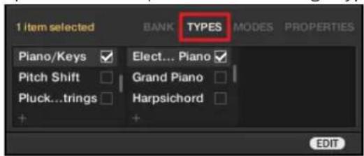 NATIVE INSTRUMENTS Komplete Kontrol S88 MK2 - Modifier les tags et les propriétés des fichiers de Preset personnels - 4