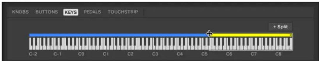 NATIVE INSTRUMENTS Komplete Kontrol S88 MK2 - Redimensionner les Key Zones - 3