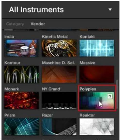NATIVE INSTRUMENTS Komplete Kontrol S88 MK2 - Filtrer les fichiers de Presets par Produkt - 3