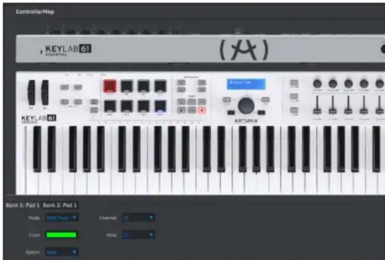 Arturia Keylab Essential 61 - La configuration du Contrôleur MCC - 1