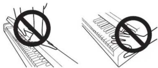 KORG LP380 - Cierre de la tapa del teclado - 3