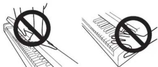 KORG LP380 - Fermetre du couvercle du clavier - 3