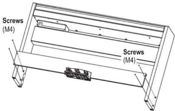 KORG LP380 - Assembly procedure - 10