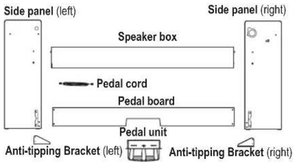KORG LP380 - Assembly procedure - 2