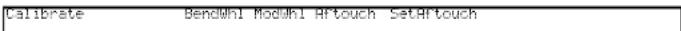 NOVATION Ultranova - Global Menu Page 6-Calibration - 1