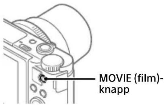 SONY CyberShot DSCHX95 - Tryck ner MOVIE-knappen en gång till för stoppa inspelningen. - 1
