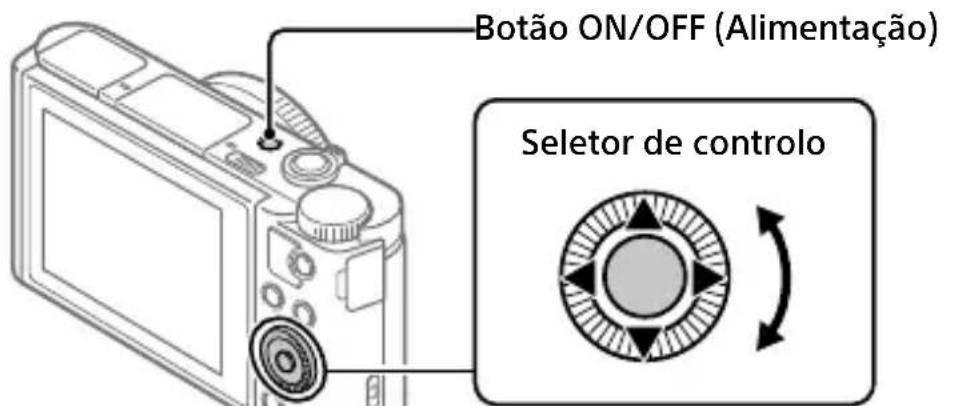 SONY CyberShot DSCHX95 - Definir o idioma e o relógio - 1