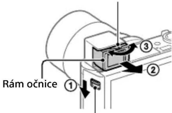 SONY CyberShot DSCHX95 - Používání hledáčku (pouze pro modely s hledáčkem) - 1