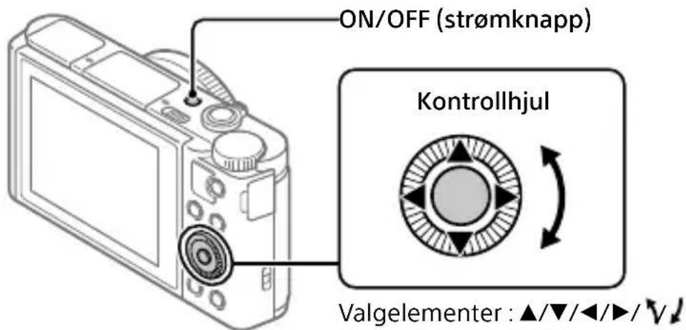 SONY CyberShot DSCHX95 - Stille inn språk og klokken - 1
