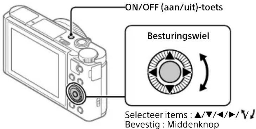 SONY CyberShot DSCHX95 - De taal en de klok instellen - 1