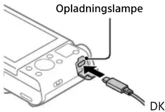 SONY CyberShot DSCHX95 - Opladning af batteriet - 1