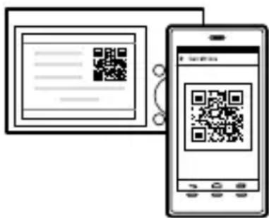 SONY CyberShot DSCHX95 - Ligue a câmara e o seu smartphone usando o Código QR (apenas pela primeira vez). - 1