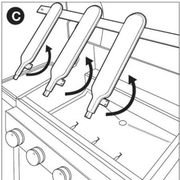 BARBECOOK Quisson 4000 - POLTINTEN JA KAASUTINPUTKIEN PUHDISTAMINEN - 3