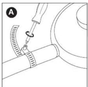 BARBECOOK Quisson 4000 - Anslutning av slangen och cylindern till regulatorn - 1