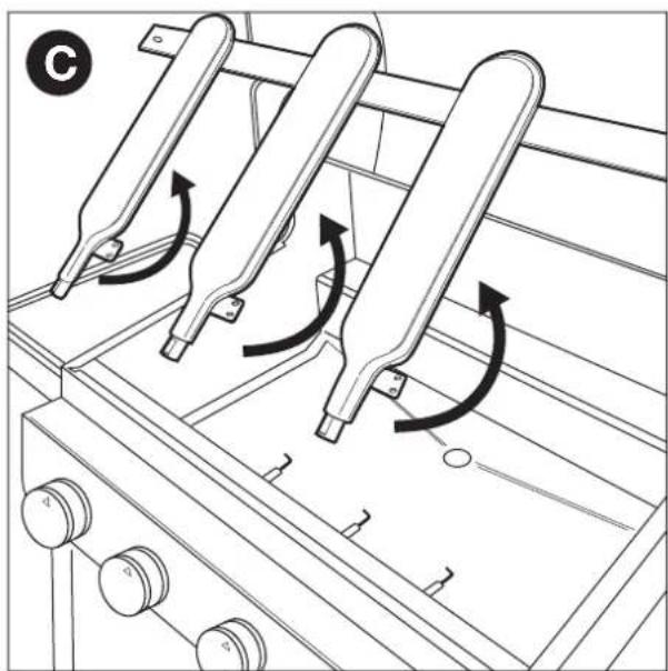 BARBECOOK Quisson 4000 - SO REINIGEN SIE DIE BRENNER UND VENTURIROHRE - 3