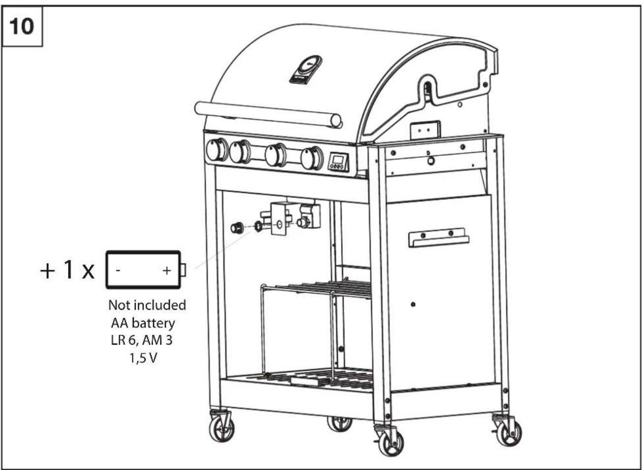 BARBECOOK Quisson 4000 - Postavljanje alarma brojaca vremena - 2
