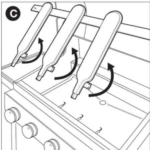 BARBECOOK Quisson 4000 - POLETITE JA VENTURI TORUDE PUHASTAMISEKS - 3