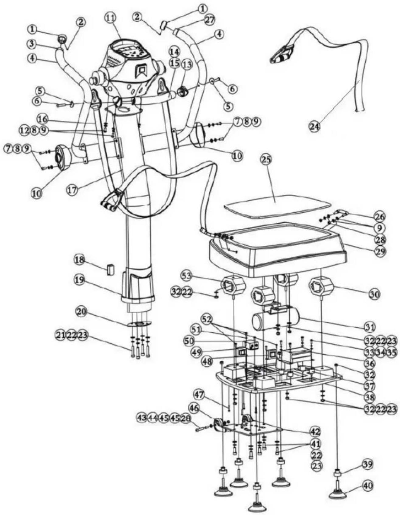 BH FITNESS Combo Duo YV56 - Garantie - 1