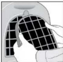 EBAC Powerdri 18 - Cleaning the filter - 1