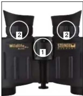 Steiner Safari UltraSharp 10x26 - Wearing contact lenses or no eye glasses - 1