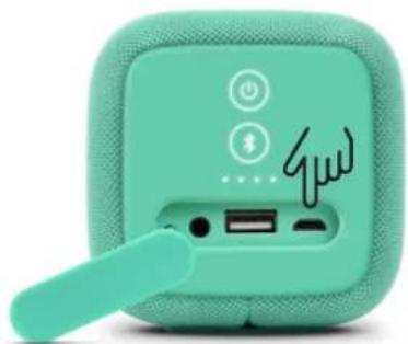 FRESH N REBEL Rockbox Bold M - Laad de speaker op met de micro USB-kabel. - 1