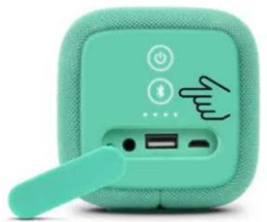 FRESH N REBEL Rockbox Bold M - Bluetooth-Taste drücken. - 1