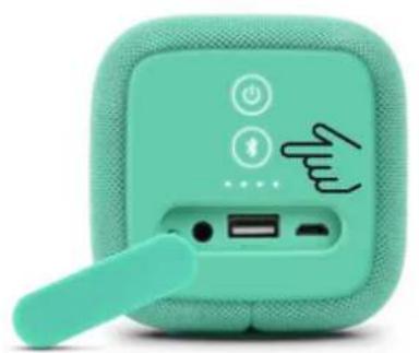 FRESH N REBEL Rockbox Bold M - Pulsa el botón Bluetooth. - 1