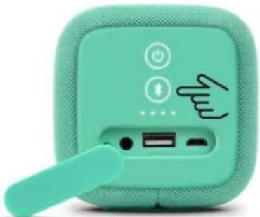 FRESH N REBEL Rockbox Bold M - Κρατήστε πατημένο το κουμπί Bluetooth για 3 δευτερόλεπτα - 1