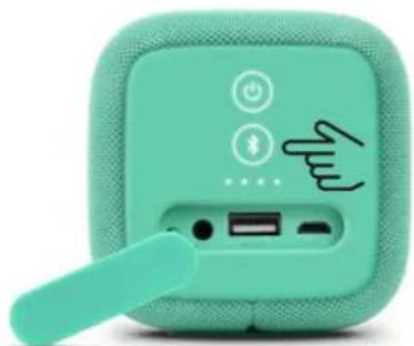FRESH N REBEL Rockbox Bold M - Задръжте бутона „Bluetooth“ в продължение на 3 секунди - 1