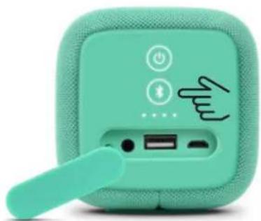 FRESH N REBEL Rockbox Bold M - Druk op de Bluetooth knop. - 1