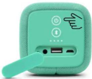 FRESH N REBEL Rockbox Bold M - Turn the speaker on. - 1