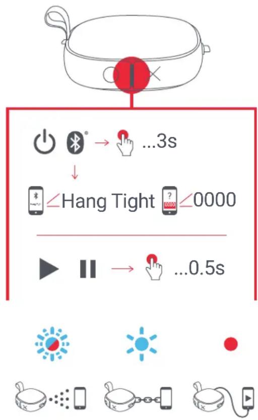 JAM Hang Tight HXP303 - B-BIR CIHAZA BAGLAMA - 1