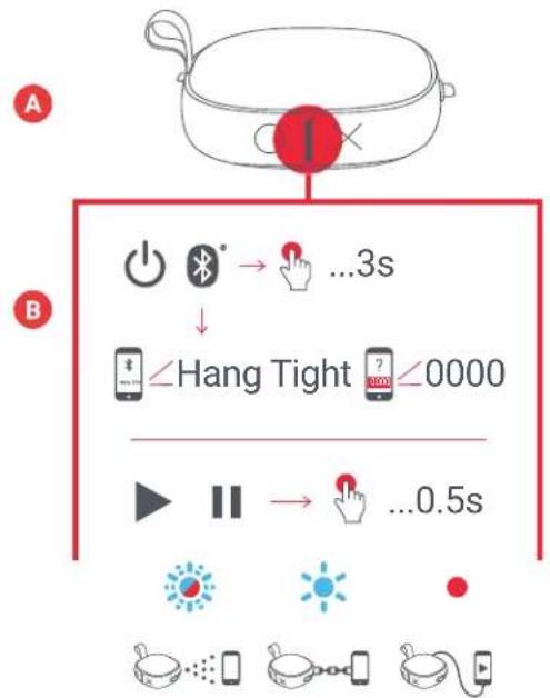 JAM Hang Tight HXP303 - B-CONNECTING TO A DEVICE - 1