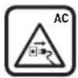 BOSCH Advanced Grass Cut 36 Li - Explicarea simbolurilor de pe scula electrică de grădină - 6