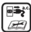 BOSCH Advanced Grass Cut 36 Li - Explanation of symbols on the machine - 7
