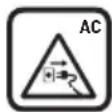 BOSCH Advanced Grass Cut 36 Li - Explanation of symbols on the machine - 6
