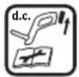 BOSCH Advanced Grass Cut 36 Li - Explication des symboles se trouvant sur l'outil de jardin - 8