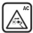 BOSCH Advanced Grass Cut 36 Li - Explication des symboles se trouvant sur l'outil de jardin - 6