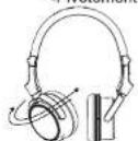 PIONEER HDJS7 - Pivot et rotation des logements d'oreillette - 1
