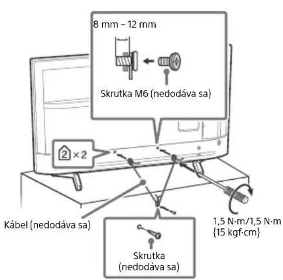 SONY KD70XF8305 - Predchádzanie prevrhnutiu - 3