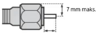 SONY KD70XF8305 - Anbefaling af F-type stik - 1