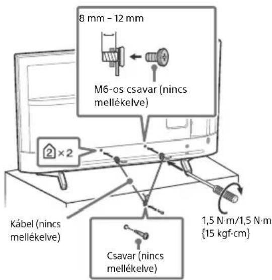 SONY KD70XF8305 - A felborulás megakadályozása - 2
