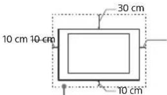 SONY KD70XF8305 - Instalacao na parede - 1