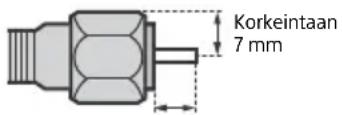SONY KD70XF8305 - Suositeltu F-tyypin liitin - 1