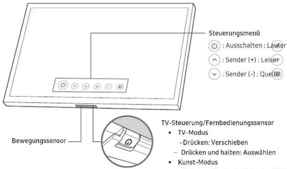 SAMSUNG The Frame UE43LS03 - Verwendendes TV-Steuerungs - 1