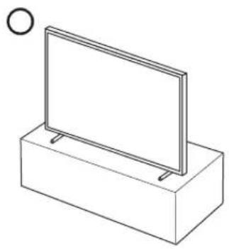 SAMSUNG The Frame UE43LS03 - Precautions when installing the TV with a stand - 1