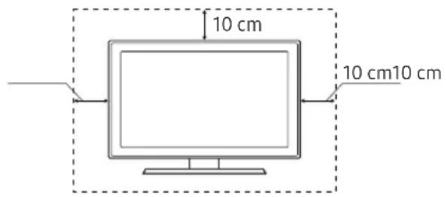 SAMSUNG The Frame UE49LS03 - Ventilation adaptée de votre téléviseur - 1